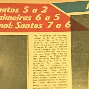 Santos vs Palmeiras, e o duelo de gols há mais de 50 anos